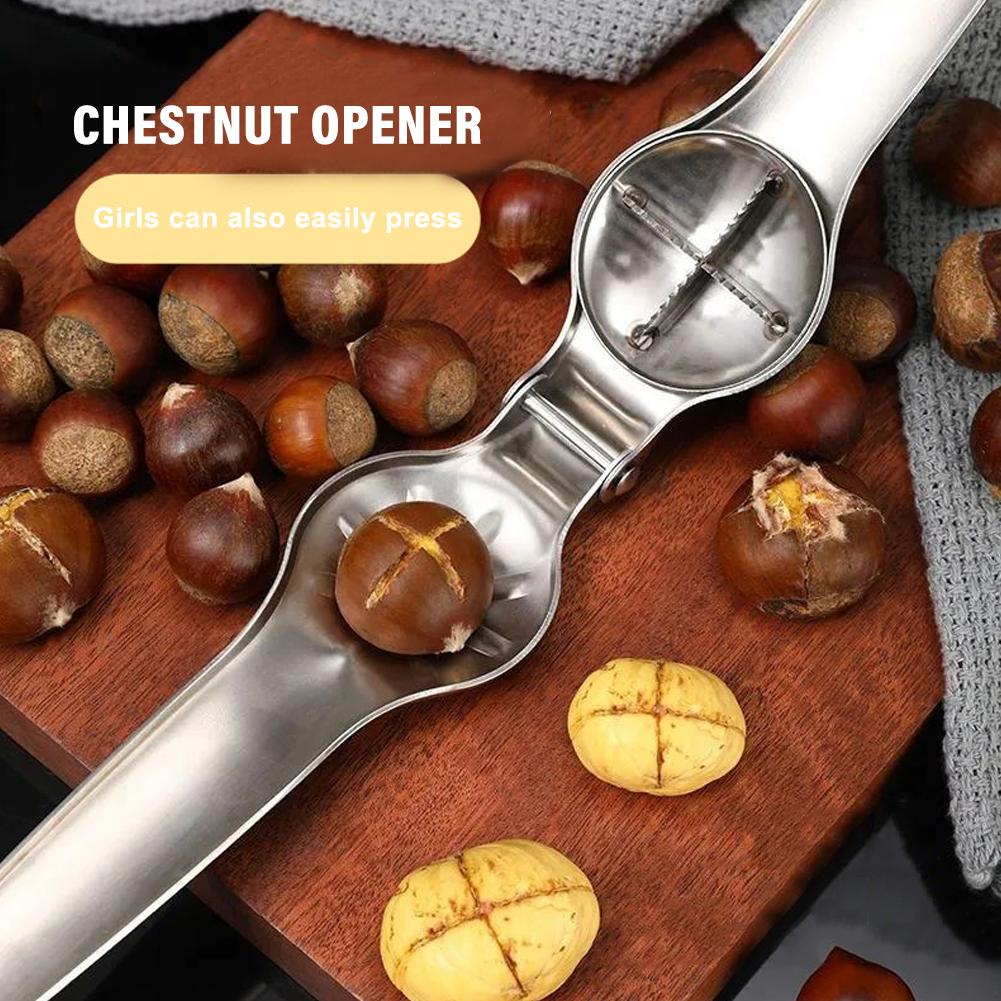 Kitchen Gadgets Vegetable Cutter - 2 in 1 Edelstahl Schnell kastanien