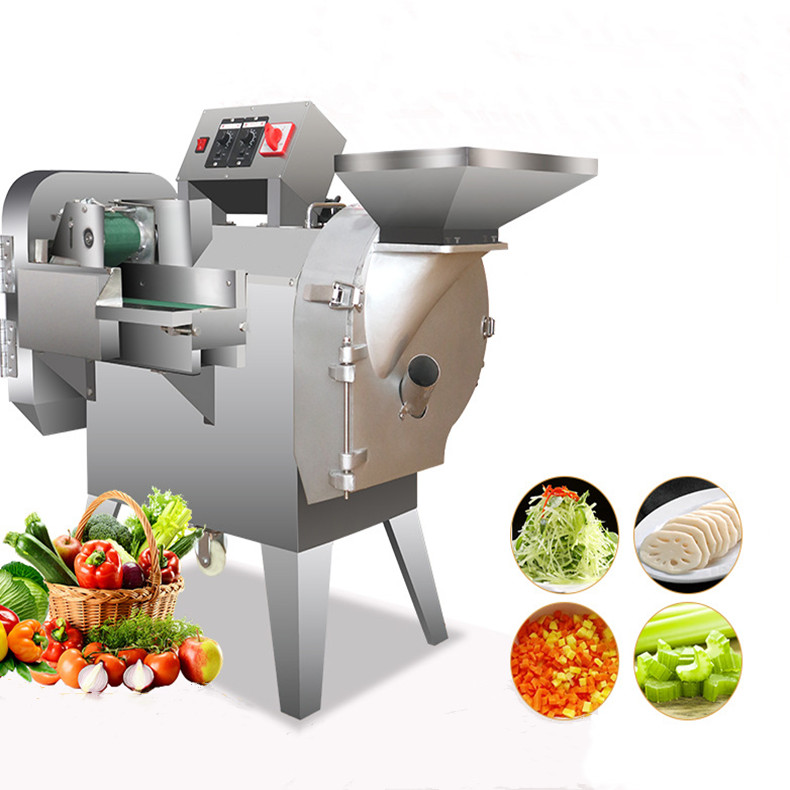 Vegetable Chopper - Automatische Gemüse- und Kartoffelschneidemaschine, Pommes-Frites-Schneidegerät, Industrieller