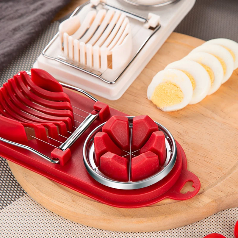 Kitchen Gadgets Wirecutter - Eierschneider, 2-in-1, Mehrzweck-Eierschneider aus Edelstahldraht mit