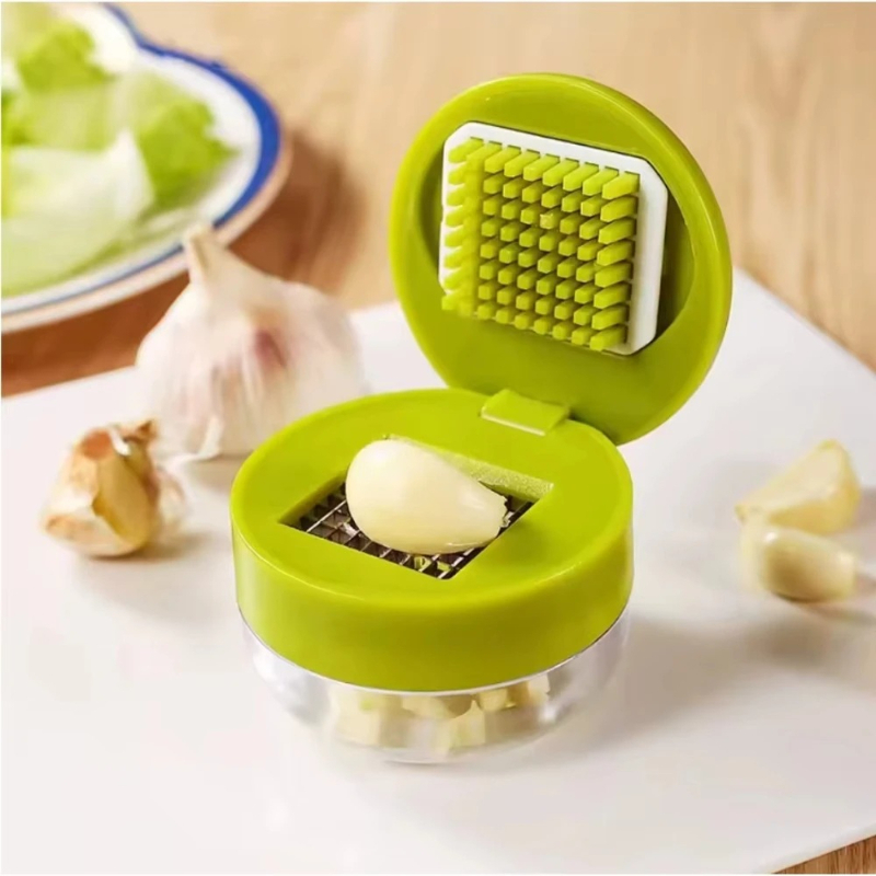 Kitchen Gadgets Vegetable Cutter - Knoblauchpresse und -zerkleinerer, Manueller Knoblauchhacker mit