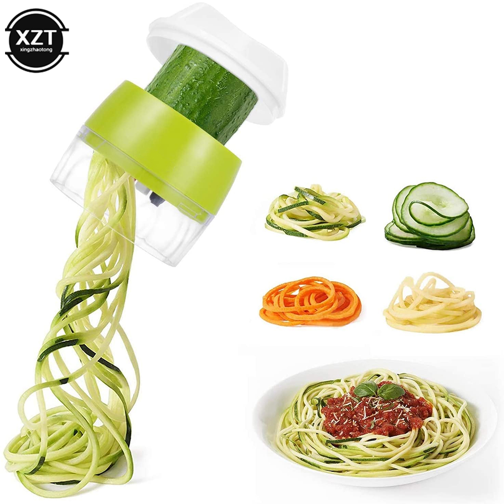 Kitchen Gadgets Vegetable Cutter - Handheld Duty Spiralizer Gemüseschneider Gemüsespiralschneider Cutter