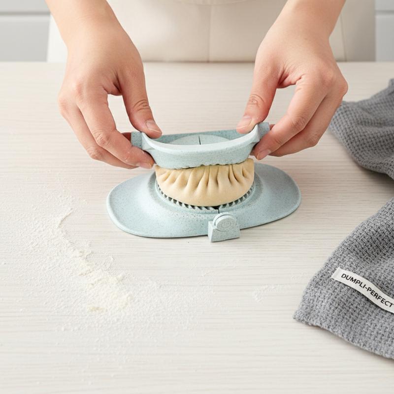 Kitchen Gadgets You Need - Manuelle Weizenstroh-Teigtaschenform, Küchenzubehör, BPA-frei, Halter für