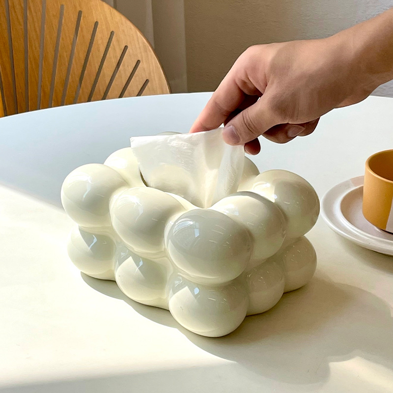 Kitchen Room Gadgets - Edle Keramik-Taschentuchbox Geeignet für Schlafzimmer, Wohnzimmer