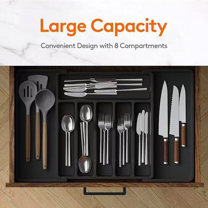 Kitchen Gadgets And Utensils - 1 Stück Multifunktionaler, erweiterbarer Schubladenorganizer mit