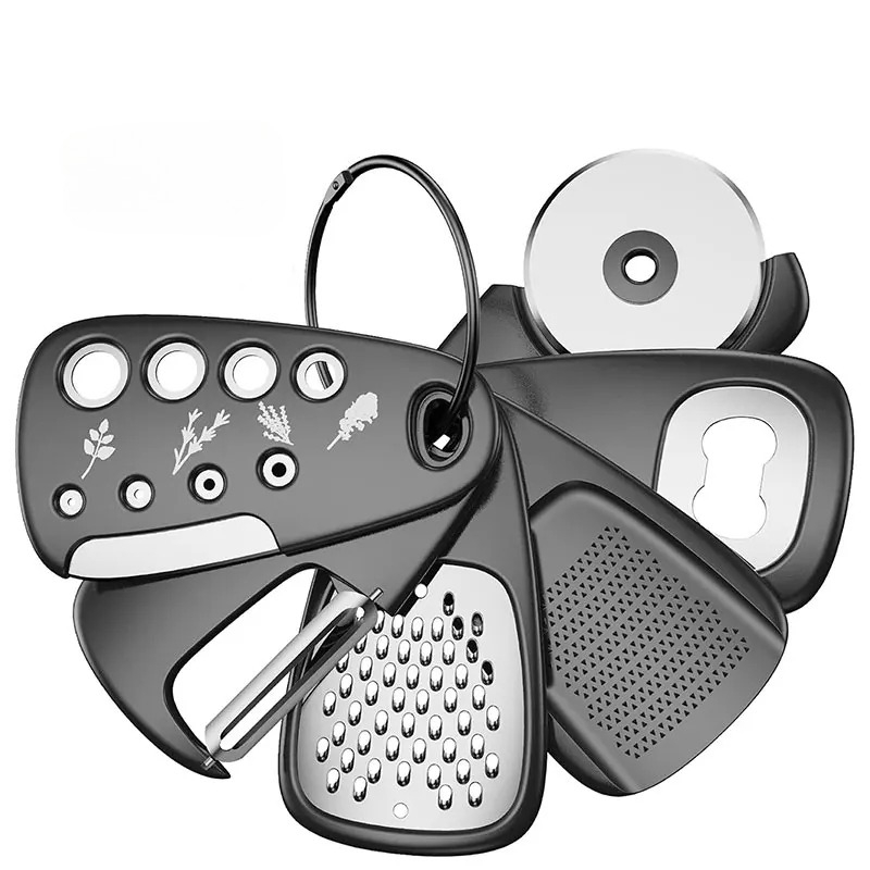 Kitchen Gadgets Vegetable Cutter - 6 Stück Küchen helfer setzen platzsparende