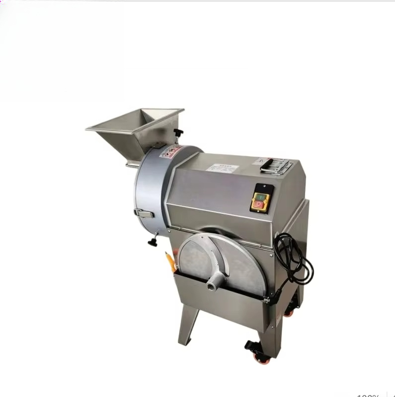 Vegetable Chopper - Kommerzieller Automatischer Einzel-Kopf-Gemüseschneider, Elektrischer Gemüsezerkleinerer, Universelle