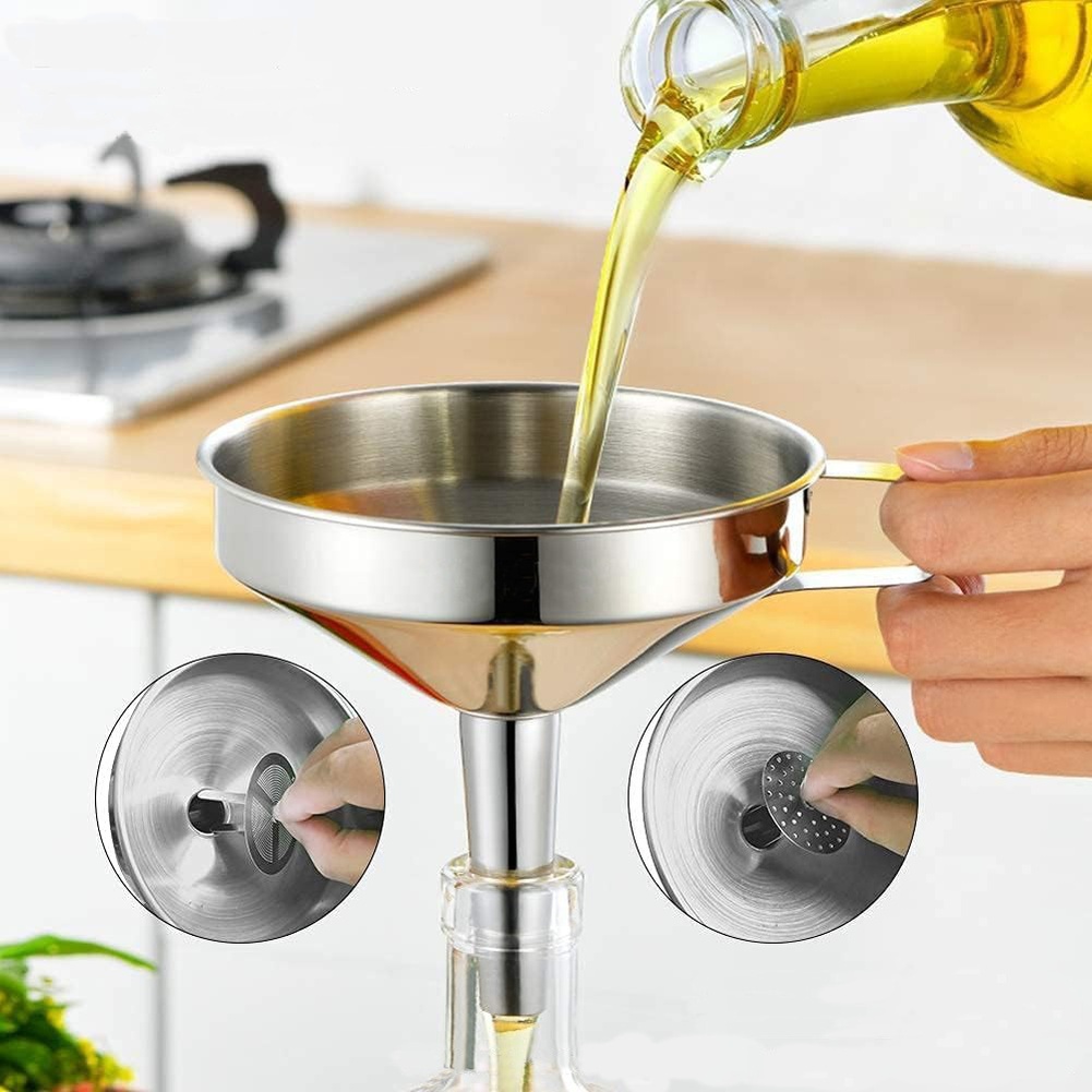 1 Stück Edelstahl-Öltrichter m – Kitchen Gadgets You Need Bewertung und Preis