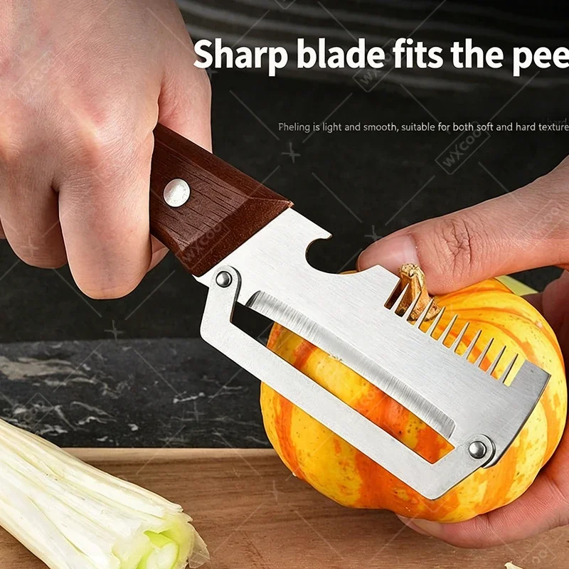 WXCOO 2-in-1 Edelstahl-Schäler – Kitchen Gadgets Vegetable Cutter Bewertung und Preis