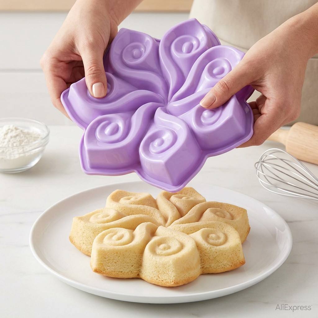 Große Blumen-Silikon-Kuchenfor – Kitchen Handy Gadgets Bewertung und Preis