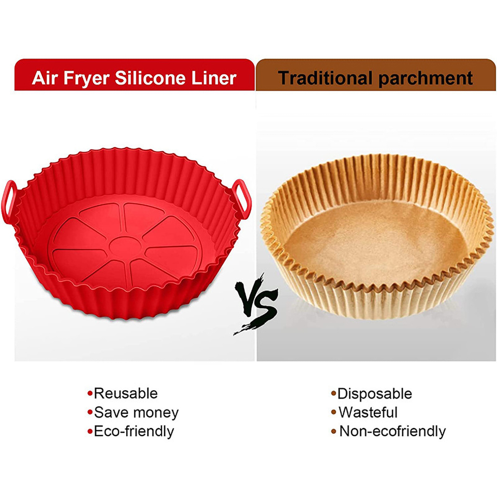 24/20 cm Silikon Air Fryer Bac – Silicone Steamer Basket Bewertung und Preis