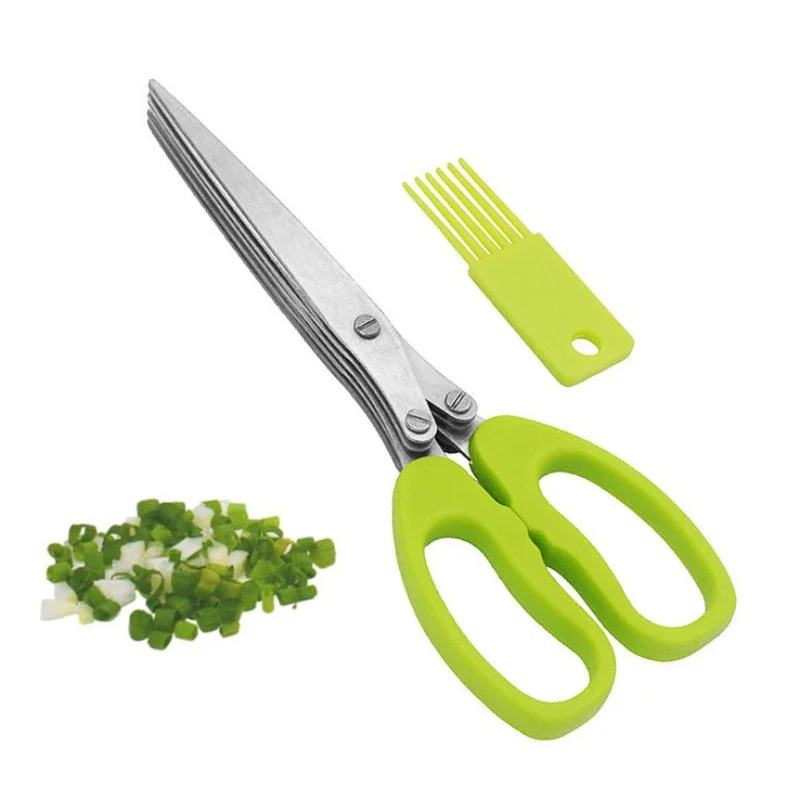 5-Blatt-Kräuterschere, multifu – Herb Scissors 5 Blade Bewertung und Preis