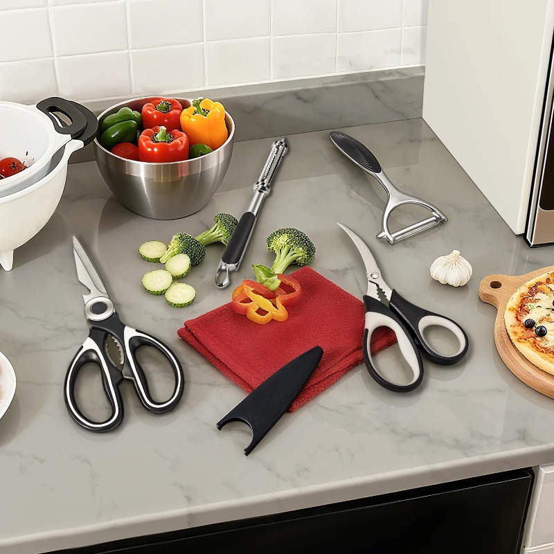 4-teiliges Set schwarzer Küche – Kitchen Gadgets And Utensils Bewertung und Preis