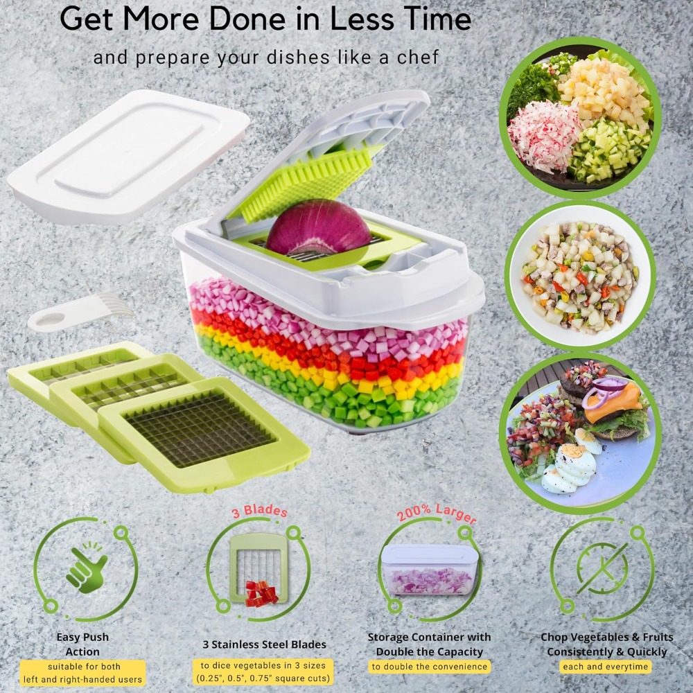Manueller Gemüsezerkleinerer m – Vegetable Chopper Bewertung und Preis