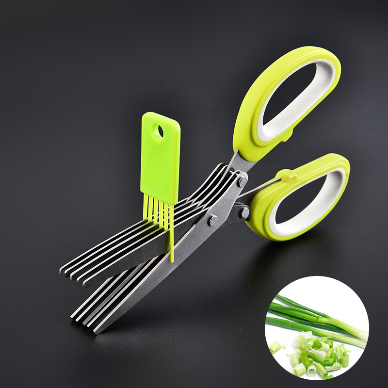 Kräuterschere aus Edelstahl mi – Herb Scissors 5 Blade Bewertung und Preis