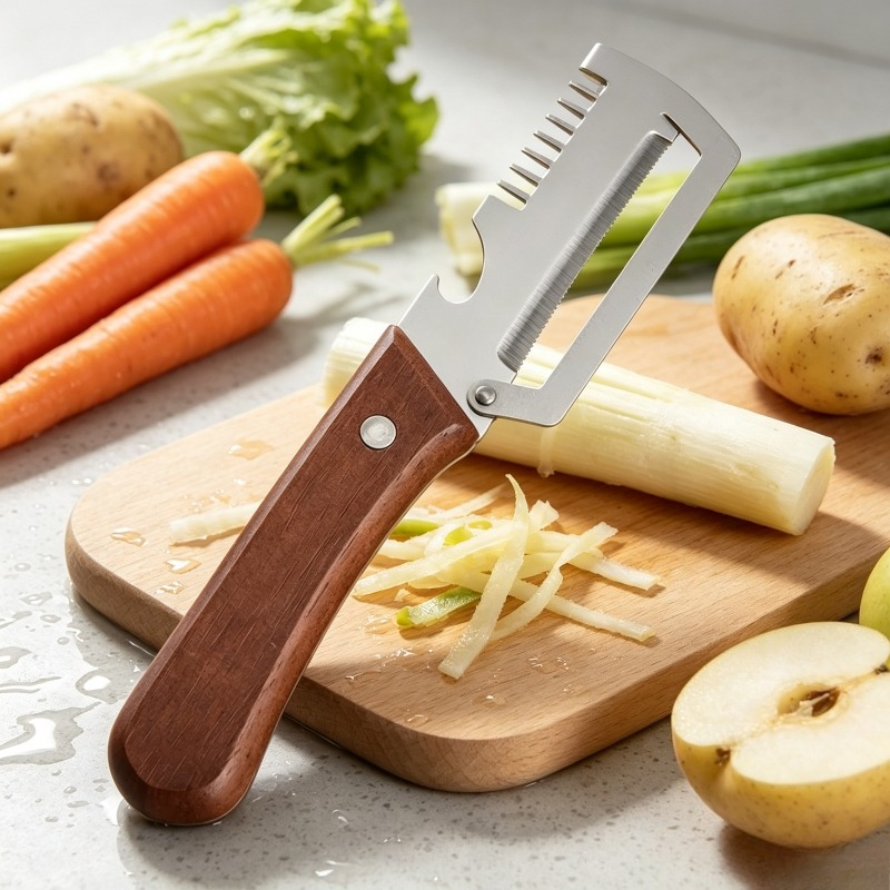 2-in-1 Gezahnter Gemüseschäler – Kitchen Gadgets Built In Bewertung und Preis